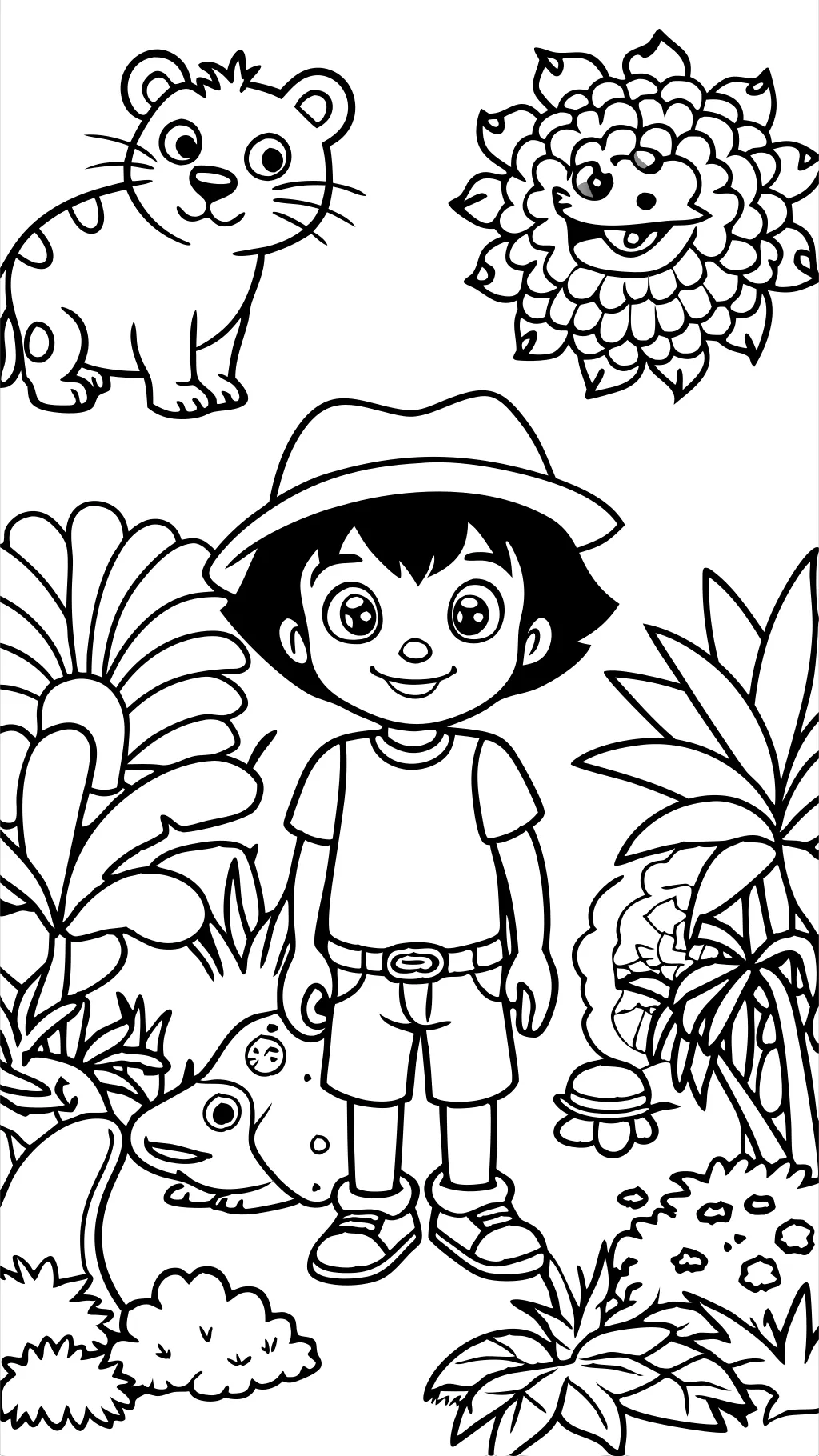 go diego go coloriage coloriage